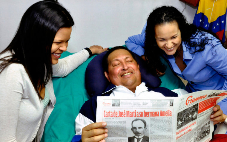 Image: Venezuela Shows First Pictures of President Hugo Chavez